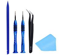 5Pcs Laptop Repair Tool Kit, P5 Pentalobe + T5 Torx Screwdriver with Precision Tweezers Compatible with MacBook Air Pro Retina