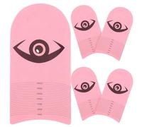 5pcs Lash Extension Measuring Tool Pink Plastic Eyelash Ruler