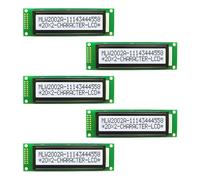 5Pcs LCD2002 20x2 Character 5V Parallel Interface (Gray-White)