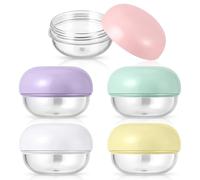 5PCS Leak Proof Mini Travel Jars, 0.3oz/10ml Small Travel Containers