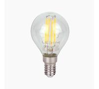 5pcs LED bulbs E14 4W 4000K 480lm 220-240V,G45 GLOBE LED line LITE [EEK: E]