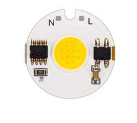5PCS LED COB Chip Light 12W 9W 7W 5W 3W 220V-240V Input Smart IC Fit for DIY LED Floodlight Warm Cold Day White Full Spectrum-Warm White_5W 5PCS