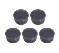 5PCS LED Digital Voltmeter Set DC4 To 100V Ranges Small Round Electric Display For Car Motorcycle Battery Solar Battery Voltage Measurement Tool