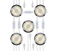 5PCS LED Lamp Kit 001 Three Colors for Bambu Lab H2D/A1/A1mini/P1S/P1P/X1C, 3000K Warm Light with 5V USB Powered Outage, Makerworld 3D Printed DIY Hardware Model Spare Parts