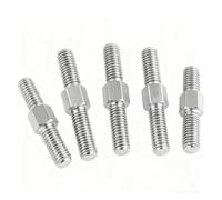 5pcs Left and Right Thread Dual Head Threaded Bar M3~M16 304 Stainless Steel Double Ended Bolt for Machinery Durable Hardware for DIY(M4x60mm)