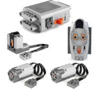 5pcs LEGO Technic Power Functions Kit With 2 Motors Battery Box IR Remote And Receiver For Building Projects - L