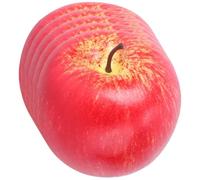 5pcs Lifelike Apple Model Ornament for Display and Photography Props