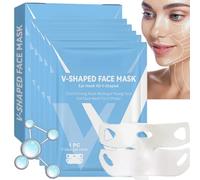 5pcs Lift Mask,Chin Strap for Double Chin,Firming Mask,V Shape Face-Lift Mask,Double Chin Mask,Face-Lift Mask,Hydrating&Anti-Aging Lift Mask,Double V Shape Chin Reducer Face-Lifting Mask for Women