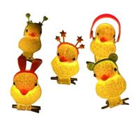 5pcs Lighted Duckling Hairpiece for Women Girls Creative Headpieces Headwear