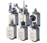 5pcs limit Plunger protected rocker arm self-reset NO NC travel switch Aluminum Shell JLXK1-211 311 411 511(Army green)