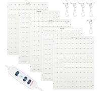 5Pcs Lithophane LED Backlight Board Kit,Compatible with A1/A1 Mini Combo 3D Printer Easy to Install for 3D Printed Models