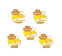 5pcs Little Bee Brooch Cartoon Animal Brooch Cute Bee Alloy Brooch Personalized Letters Hat Bee Badge Cartoon Creative Flying Bee Shape Enamel Pins for Jacket Backpack Canvas Bag