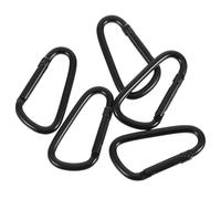 5pcs Locking Climb Carabiner Clip Aluminum Alloy Keychain Hook