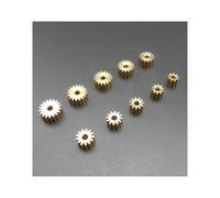 5Pcs/Lot 0.4M Brass Gear Spur Pinion Mechanical Small 0.4 Modulus Bore Aperture 2MM 1.98MM 2A 9/10/11/12/13/14/15/16/17/18 Teeth(0.4M16T2A)