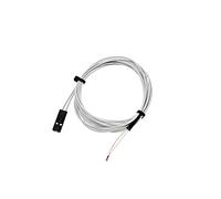 5pcs/lot 100K ohm NTC 3950 Thermistors Sensors with Cable 3D Printers Parts Temperature Part White 1M Line Accessories (Color : 100K dupont)