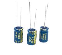 5pcs/lot 10UF400v high frequency low impedance 400V 10UF aluminum electrolytic capacitor S103 20% RUAJOGYNVM