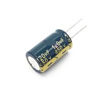 5pcs/lot 120UF high frequency low impedance 450v 120UF aluminum electrolytic capacitor size 18 * 30 mm 20% BIANMTSW