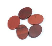 5pcs/lot 13x18mm Flat Oval Natural Stone Gems Cabochon Flatback Spacer Cabochon For DIY Crafts Necklace Ring Jewelry Accessories-04