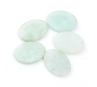 5pcs/lot 13x18mm Flat Oval Natural Stone Gems Cabochon Flatback Spacer Cabochon For DIY Crafts Necklace Ring Jewelry Accessories-10