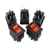 5pcs/lot 15 * 21mm LED Light SPST 4PIN ON/OFF G121 Boat Rocker Switch 6A/250V 10A/125V Car Dashboard Truck RV ATV Home IDGTTLDF