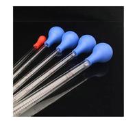 5pcs/lot 1ml 2ml 3ml 5ml 10ml Glass dropper with scale, laboratory glass pipette with rubber suction ball(2ml)