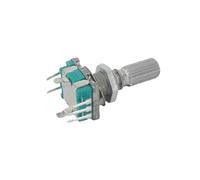 5PCS/LOT 20 Position 360 Degree Rotary Encoder EC11 w Push Button 5Pin Handle Long 15/20MM With A Built In Push Button Switch(20MM Half handle)