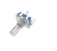 5PCS/LOT 20 Position 360 Degree Rotary Encoder EC11 w Push Button 5Pin Handle Long 15/20MM With A Built In Push Button Switch(B 15mm Plum handle)