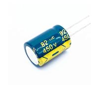 5pcs/lot 450v 82uf 450v82UF High Frequency Low aluminum electrolytic capacitor size 16 * 25MM Tolerance 20% 20% BIANMTSW