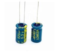 5pcs/lot 6.3v 820UF 8 * 12 Low/Impedance high frequency aluminum electrolytic capacitor 820UF 6.3v 820UF 20%