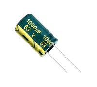 5pcs/lot 63V1000UF 63V 1000UF 16 * 25MM 10 * 20MM Aluminum Electrolytic Capacitor 63V 1000UF 16 * 25MM Energy storage elements