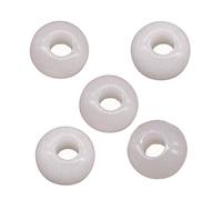 5pcs/Lot 8x14mm 5mm Big Hole Natural Round Stone Crystal Loose Beads Charm Pendant for Jewelry Making Accessories Large Hole Bulk for Adults Loose for Men Bracelets Natural Stone