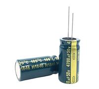 5pcs/lot AC08 50V 4700UF aluminum electrolytic capacitor size 18 * 35 4700UF 50V 20% BIANMTSW