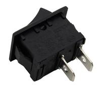 5Pcs/Lot Black Push Button Mini Switch 6A-10A 110V 250V KCD1 2Pin Snap-in On/Off Rocker Switch 5PCS/Lot 21MM*15MM BLACK