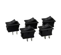 5Pcs/Lot Black Push Button Switch 6A-10A 110V 250V KCD1 2Pin Snap-in On/Off Rocker Switch 5PCS/Lot 21MM*15MM BLACK IDGTTLDF
