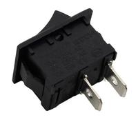 5Pcs/Lot Black Push Button Switch 6A-10A 110V 250V KCD1 2Pin Snap-in On/Off Rocker Switch 5PCS/Lot 21MM*15MM BLACK