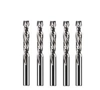 5PCS/LOT Compression End Mill Spiral Router Bits Woodwork Cut Two Flute Spiral Carbide Milling Tool CNC Router Bits Wood End Mill Cutter for Wood Cut Carving Engraving(5pc SP2FC D3.1 L12)