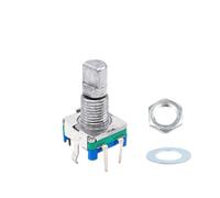 5PCS/Lot Ec11 Rotary Encoder Switch 15/20mm Plum Blossom Handle Half Shaft 20 Bit Pulse Digital Signal Potentiometer IDGTTLDF(15mm Half handle)
