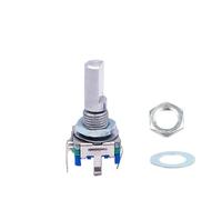 5PCS/Lot Ec11 Rotary Encoder Switch 15/20mm Plum Blossom Handle Half Shaft 20 Bit Pulse Digital Signal Potentiometer IDGTTLDF(20MM Half handle)