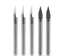 5pcs/lot Flat bottom Carbide PCB Engraving Bit 3.175 30 0.2mm,0.1mm CNC Router Tool for brass steel stainless steel German rod,3.175-20DEG-0.4mm
