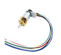 5PCS/LOT GA12 - N20 DC Gear Motor With Encoder Speed Velocity Measurement 6V 500rpm 6.5)