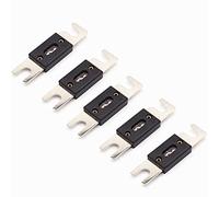 5pcs/lot Golden or Nickel Plated 80A 100A 150A 200A 250A 300A Car Audio Blade Fuse Fuse Protected circuits (Color : Nickel Plated, Size : 100AMP)