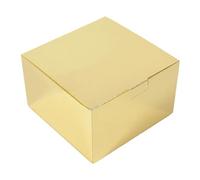 5Pcs/lot Large Size Cardboard Box Clothing Packaging Paper For Hat Cake Cookie Candy Gift Black/aWhite Boxes for Valentine's Day(Yellow)