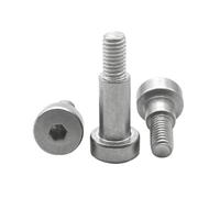 5pcs/lot M2 M2.5 M3 M4 M5 M6 M8 M10 304 Stainless Steel Hexagon Hex Socket Cap Head Roller Bearing Shoulder Screw Bolt(14mm,D5x M4 (5pcs))