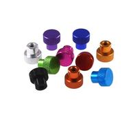 5pcs/lot M3 M4 m5 m6 colourful aluminum blind thread Frame Hand Tighten Flange Nut step knurled thumb nut(Black,M4 5pcs)