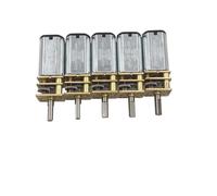 5pcs/lot N30 Gear electronic starter DC 6V-12V 15RPM-30RPM Slow Speed Large Torque 1:380 High Gear Ratio Metal Gearbox DIY Robot Car