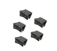 5Pcs/lot ON-OFF AC 16A/250V 20A/125V Power Switch 30x13mm ON-OFF 2 Pin Boat Ship Type Switch Black IDGTTLDF