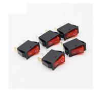 5pcs/lot RED LED Light 3PIN SPST ON/OFF Electrical equipment With Light Power Switch 16A 250V / 20A 125V AC Rocker Switch KCD3 IDGTTLDF