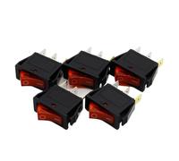 5pcs/lot RED LED Light 3PIN SPST ON/OFF G132 Boat Rocker Switch 15A/250V 20A/125V Car Dashboard Truck RV ATV Home IDGTTLDF