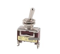 5pcs/lot toggle rocker switch 2 pins 2 position ON-OFF lever switch 15A/250V 1021 P253 EFDSVUHE