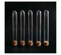 5Pcs/lot Transparent Glass Tube Dia 20/25/30mm 100/150/200/300mm Round Bottom Tube with Cork(30x150mm)